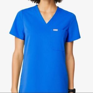 Figs Catarina Top (one pocket) - S, Royal blue